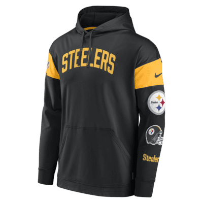 Nike Dri FIT Athletic Arch Jersey NFL Pittsburgh Steelers Men s Pullover Hoodie. Nike